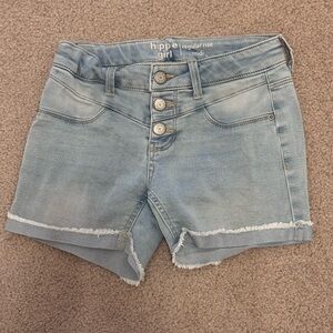 Hippe Girl Light Blue Denim Kids Shorts